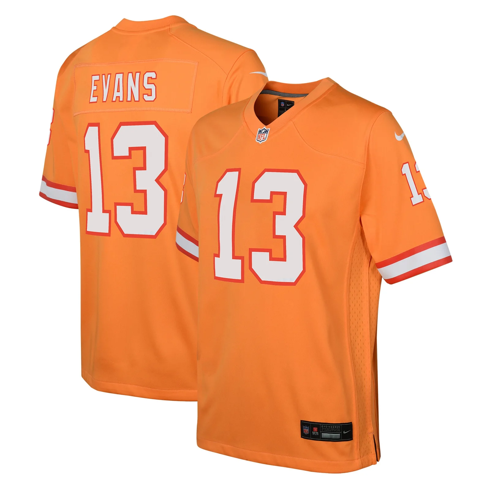Mike Evans Tampa Bay Buccaneers Youth Throwback Game Jersey - Orange -