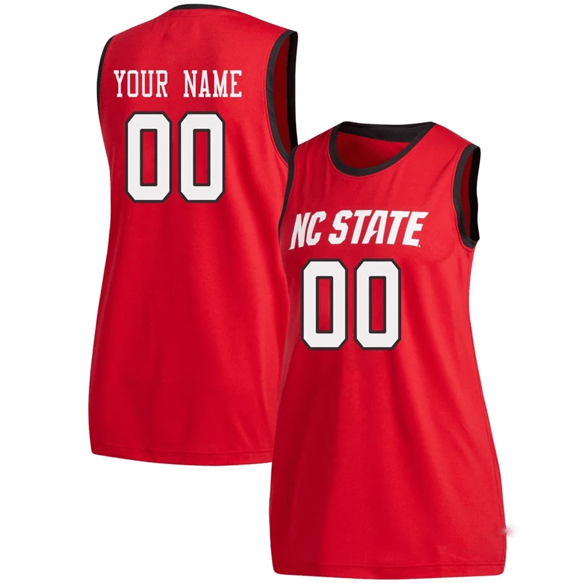 Woman's NC State Wolfpack Custom #00 Red Jersey -