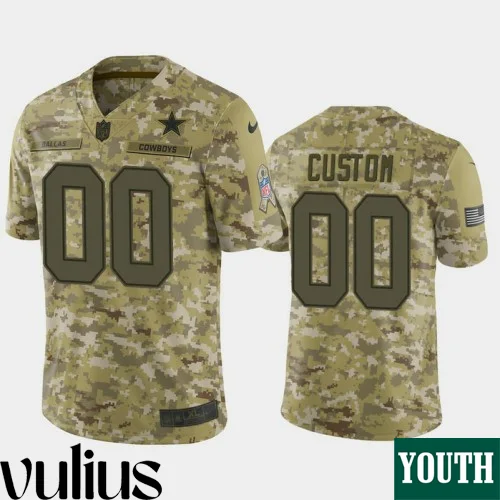 Customizable Patriots Jersey, Camo Youth's Jersey, 2018 Salute to Service Limited Jersey -