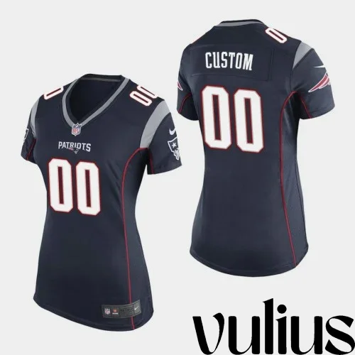 Customizable Patriots Jersey, Navy Woman's Jersey, Home Game Jersey -
