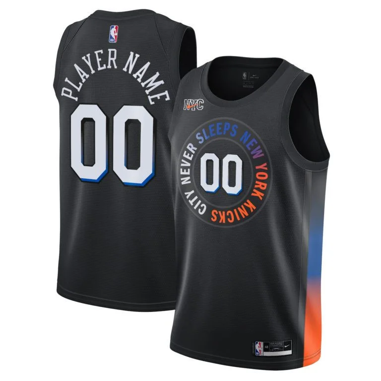 Youth's New York Knicks 2021 City Edition Swingman Custom Jersey - -