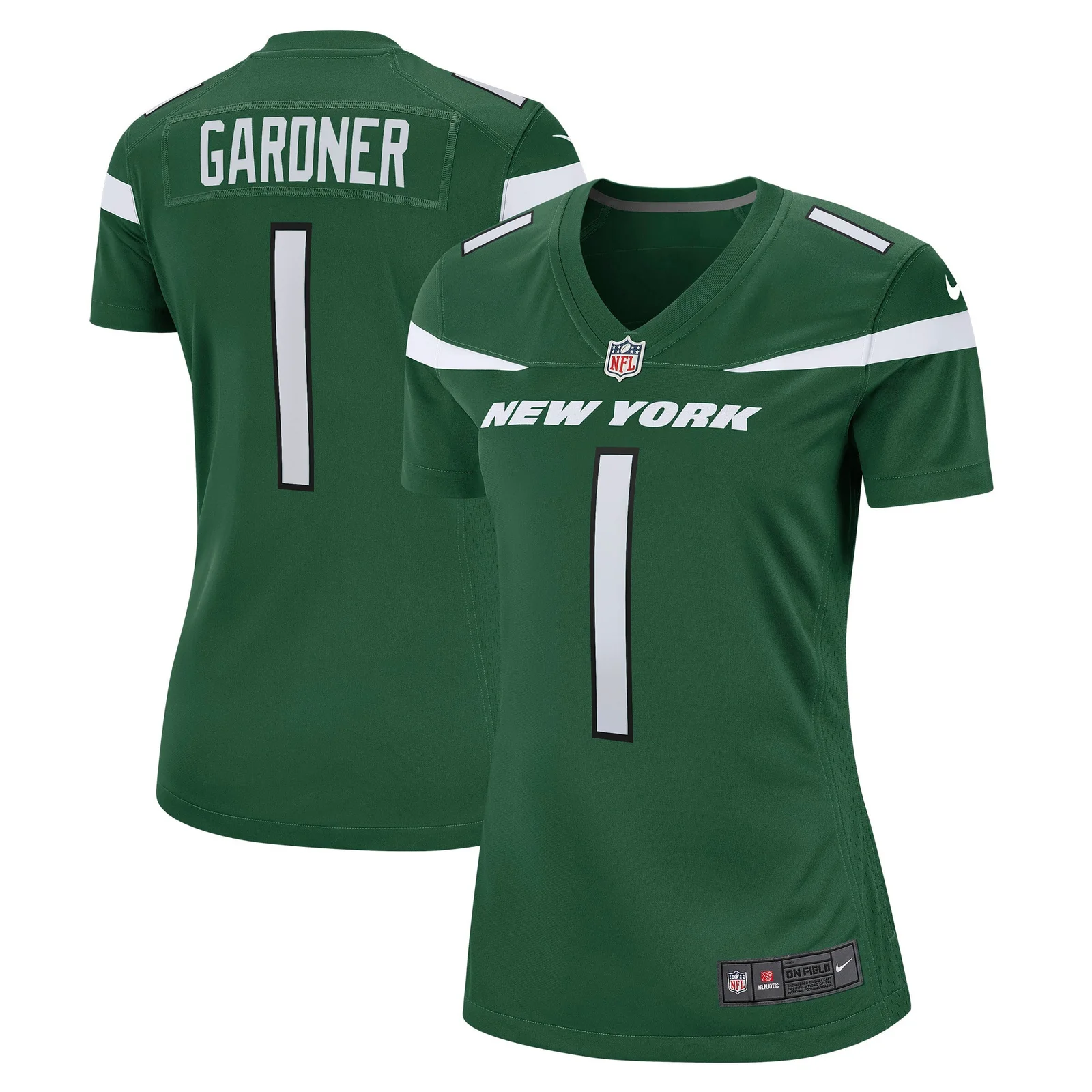 Ahmad Sauce Gardner New York Jets Woman's Game Jersey - Green -