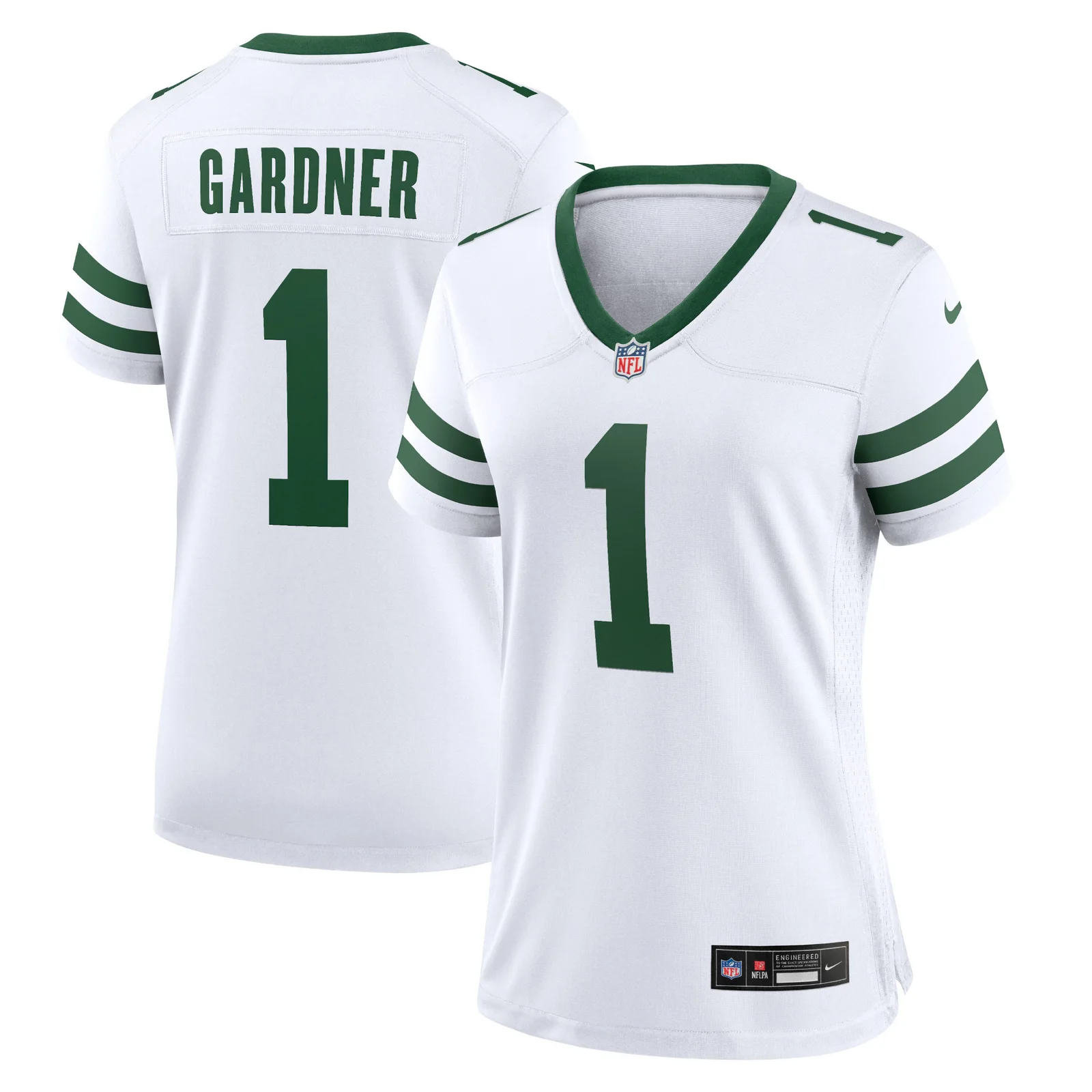 Ahmad Sauce Gardner New York Jets Woman's Legacy Player Game Jersey - White -