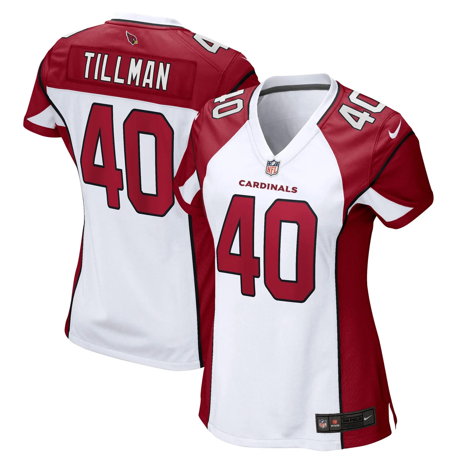 Pat Tillman Arizona Cardinals Woman's Retired Game Jersey - White -