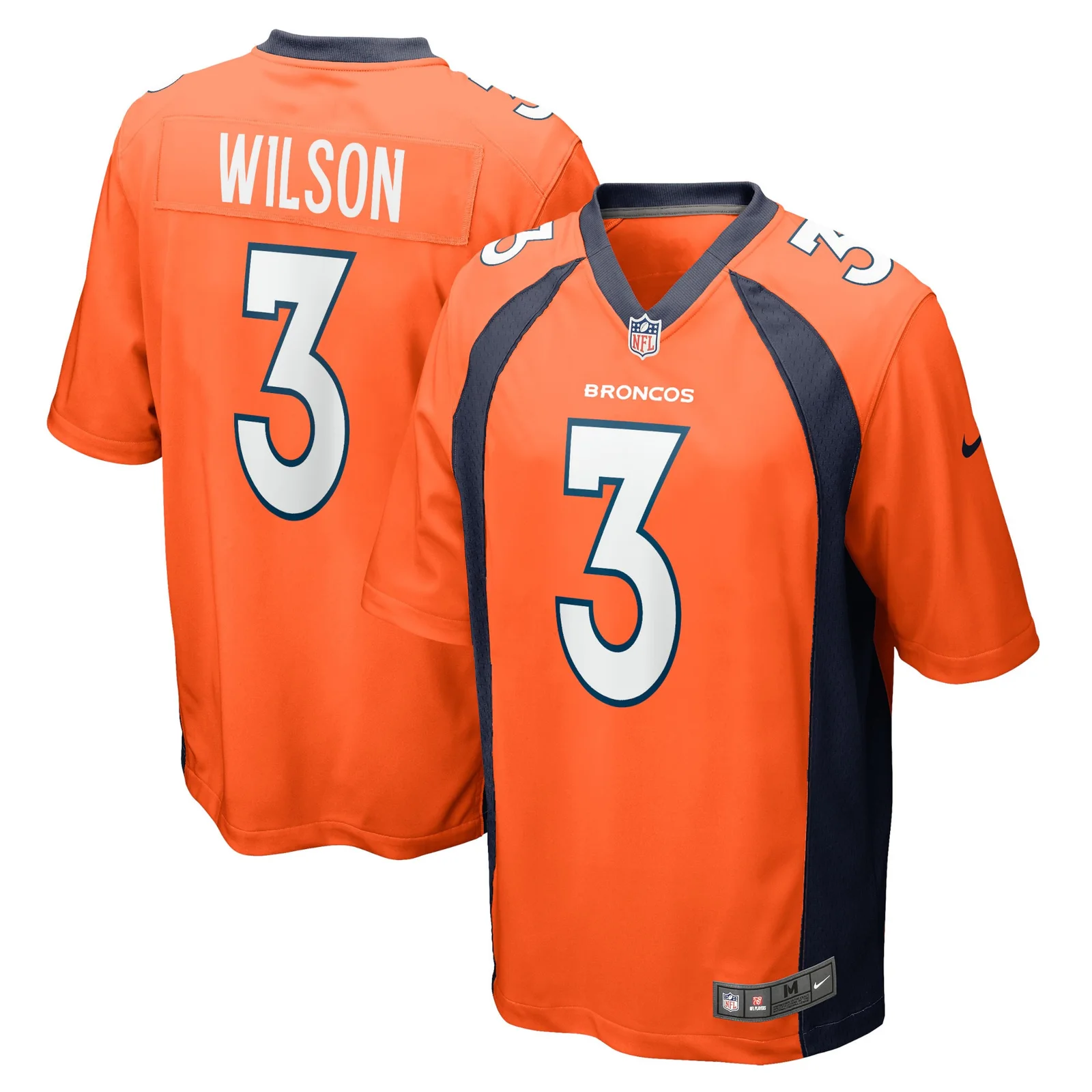 Russell Wilson Denver Broncos Youth Game Jersey - Orange -