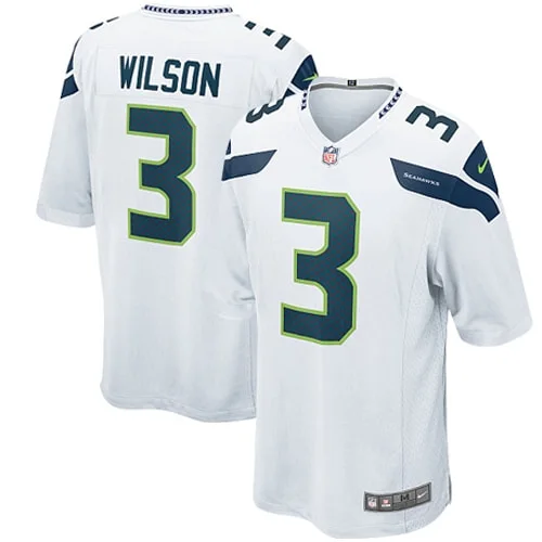 Russell Wilson Seattle Seahawks Youth Game Jersey - White -