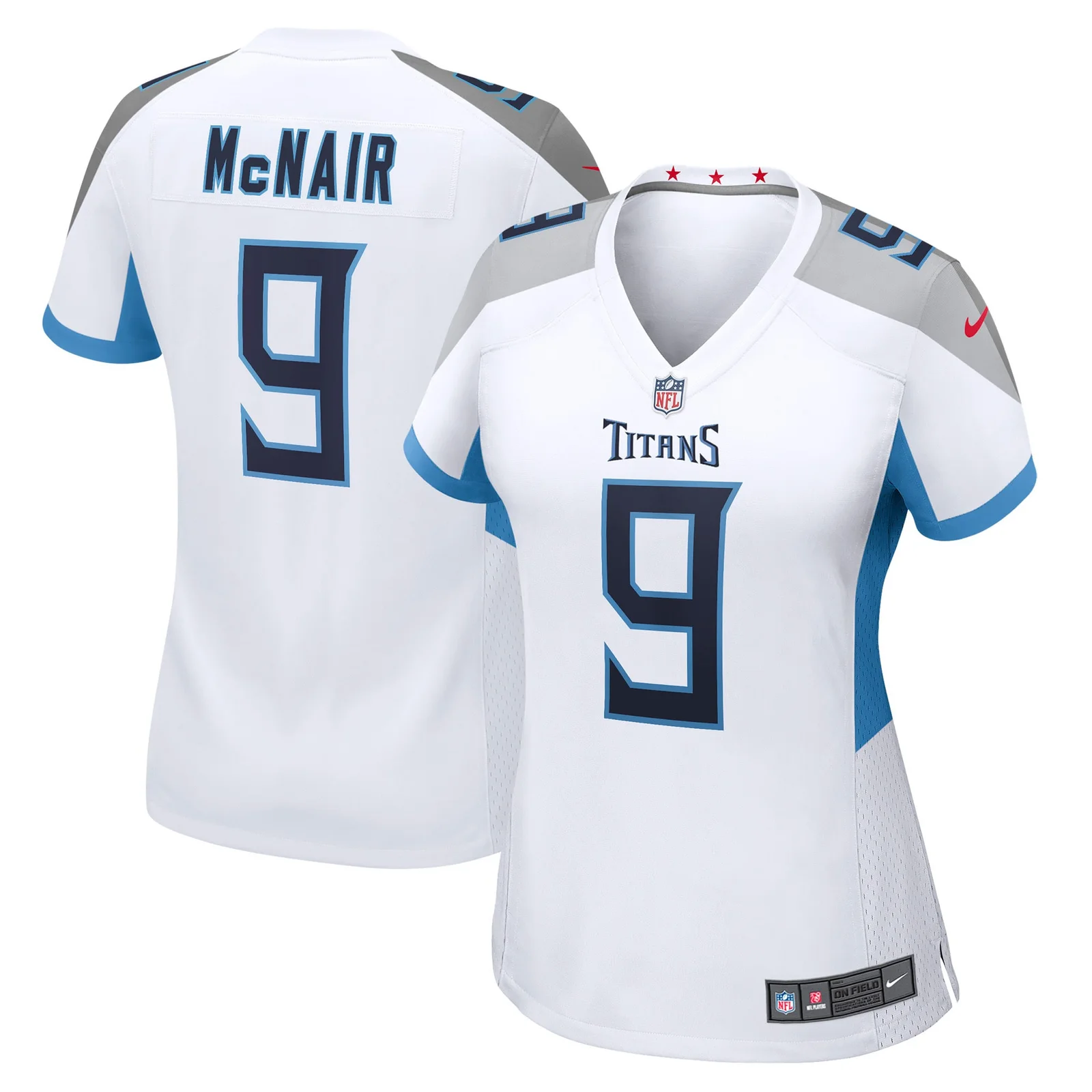 Steve McNair Tennessee Titans Woman's Retired Game Jersey - White -