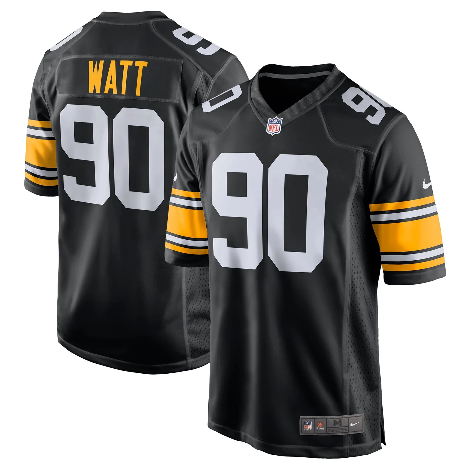 T.J. Watt Pittsburgh Steelers Youth Alternate Game Jersey - Black -