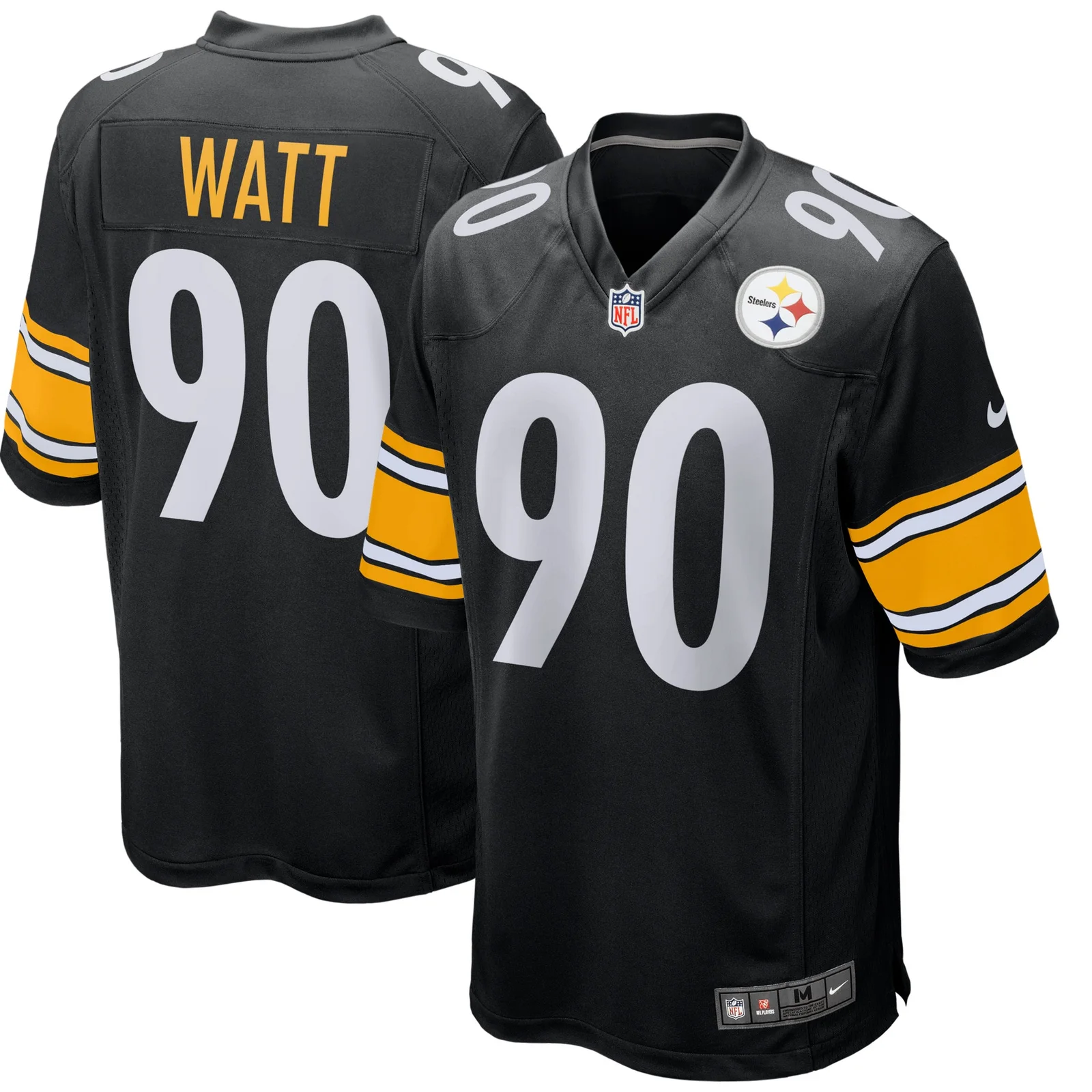 T.J. Watt Pittsburgh Steelers Youth Game Jersey - Black -