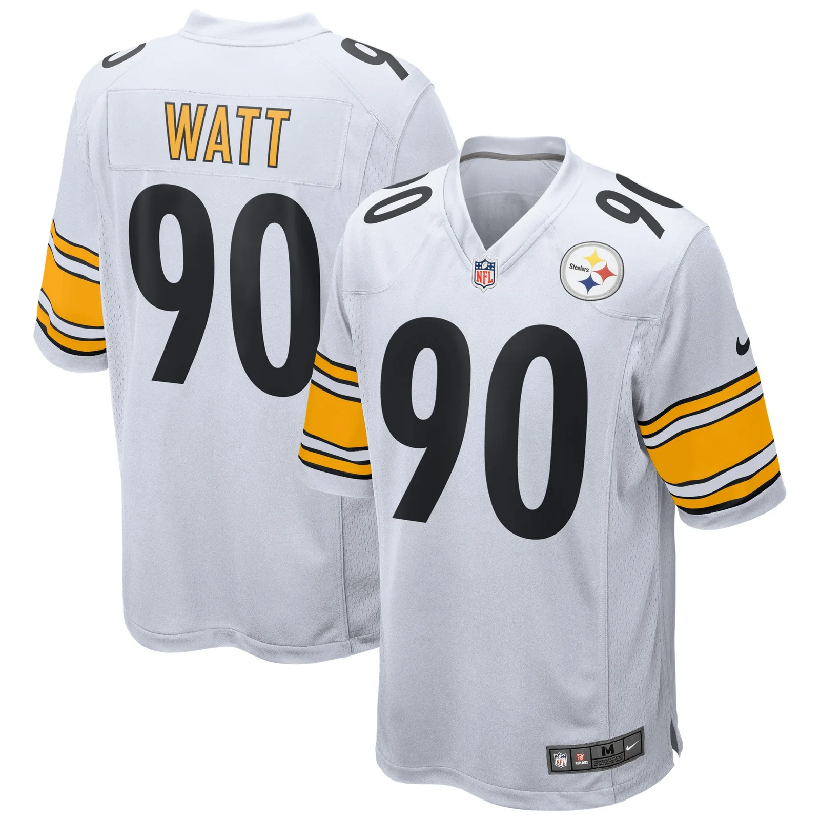 T.J. Watt Pittsburgh Steelers Youth Game Jersey - White -