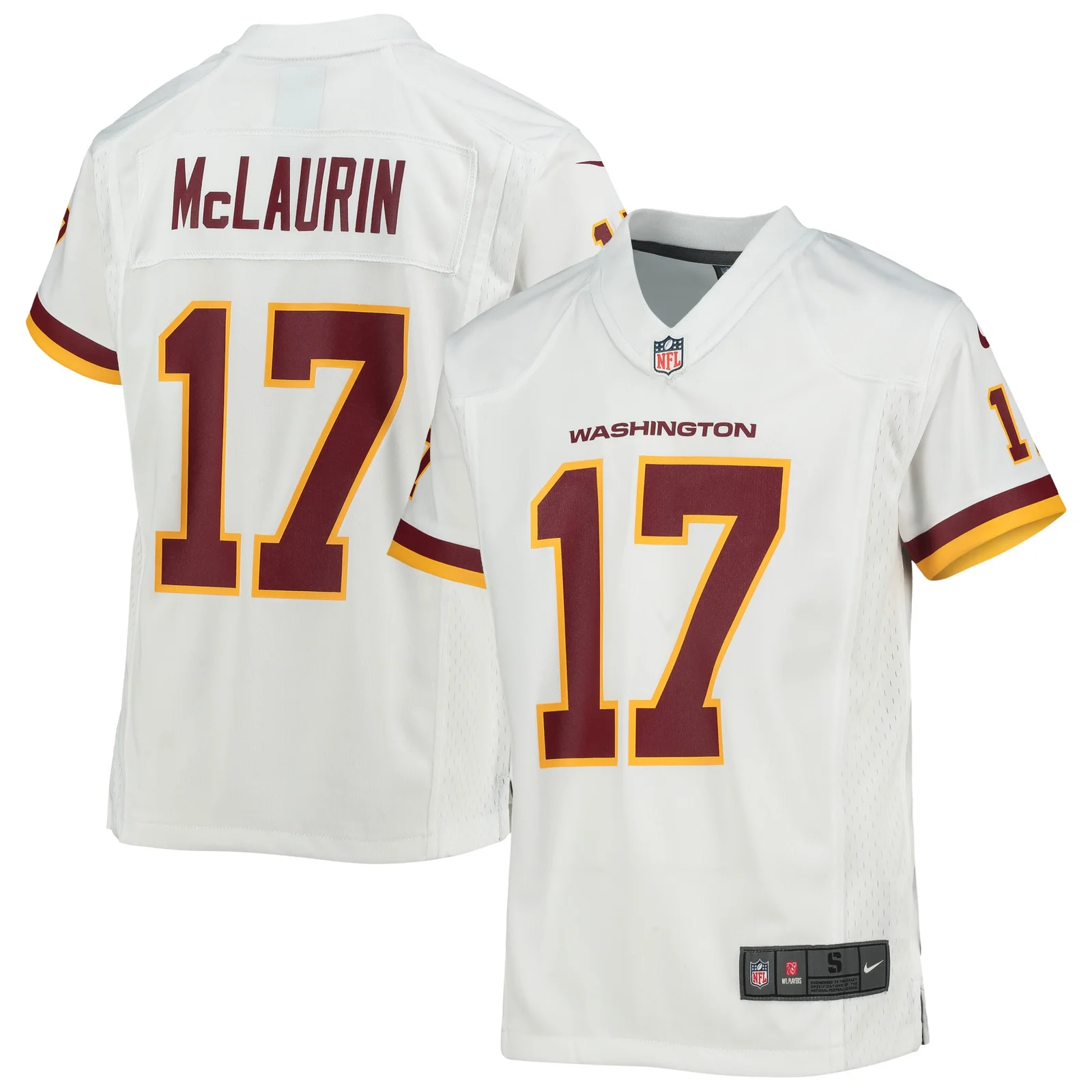 Terry McLaurin Washington Football Team Youth Game Jersey - White -