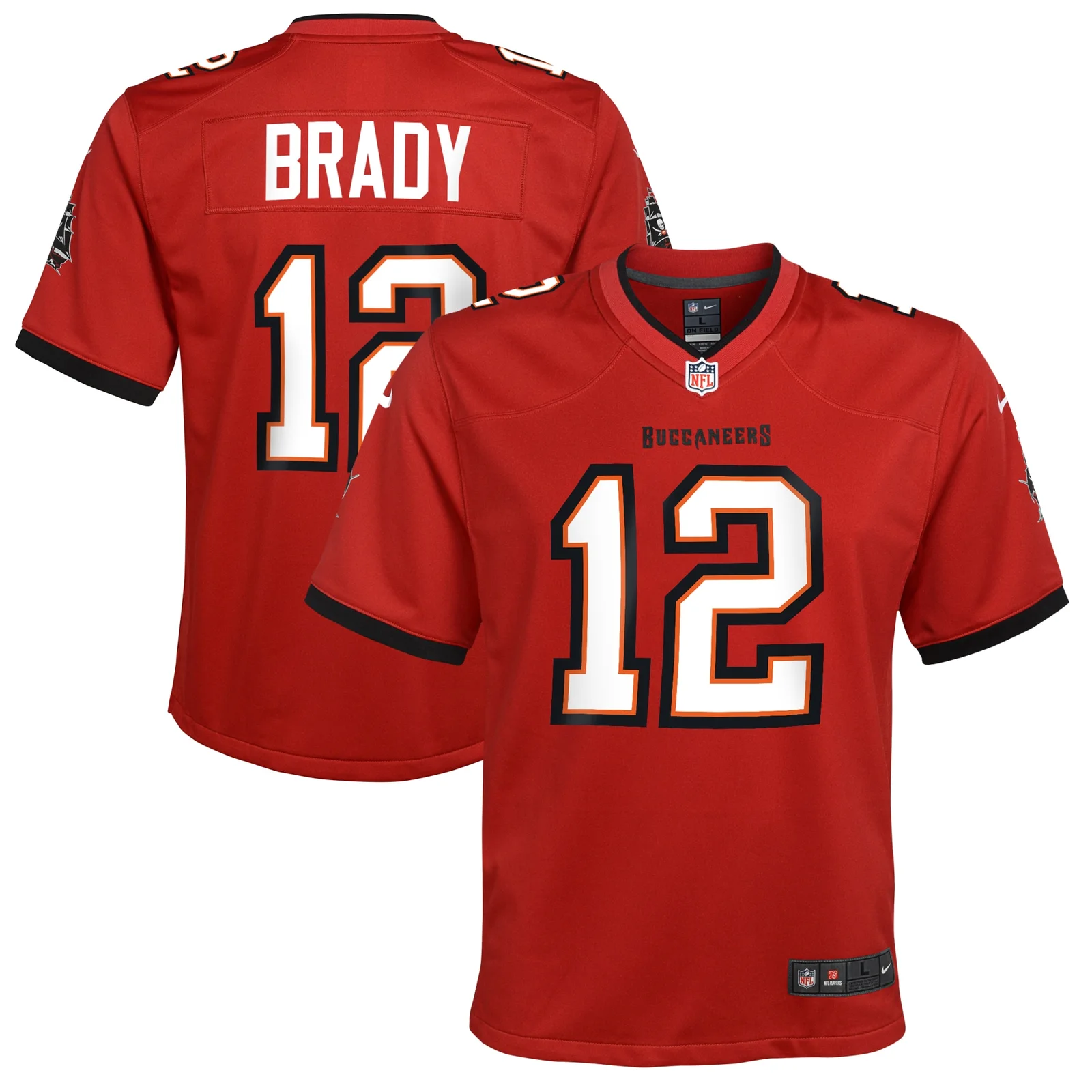 Tom Brady Tampa Bay Buccaneers Youth Game Jersey - Red -