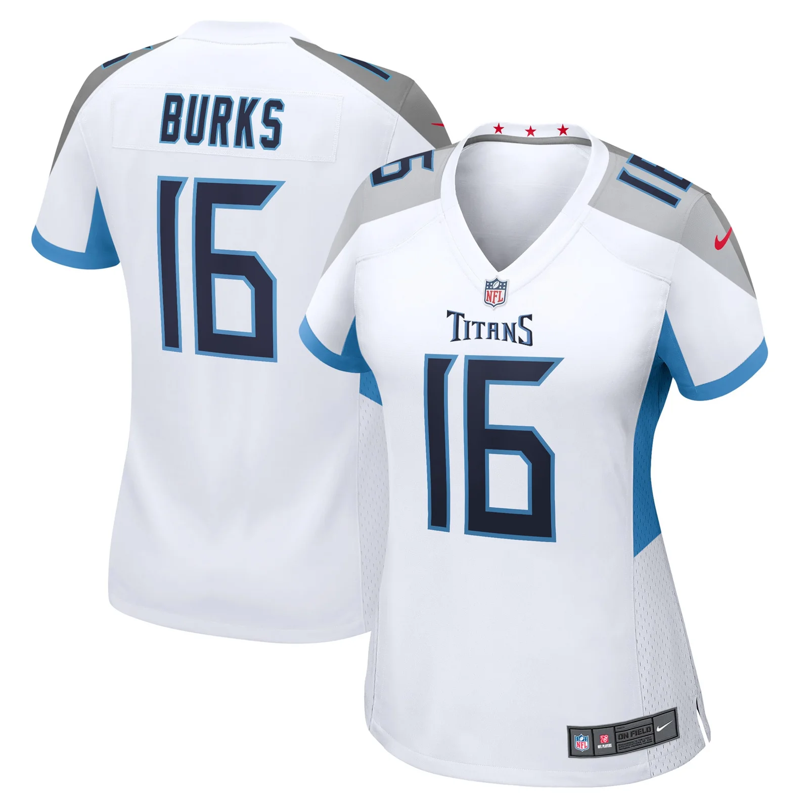 Treylon Burks Tennessee Titans Woman's Game Player Jersey - White -