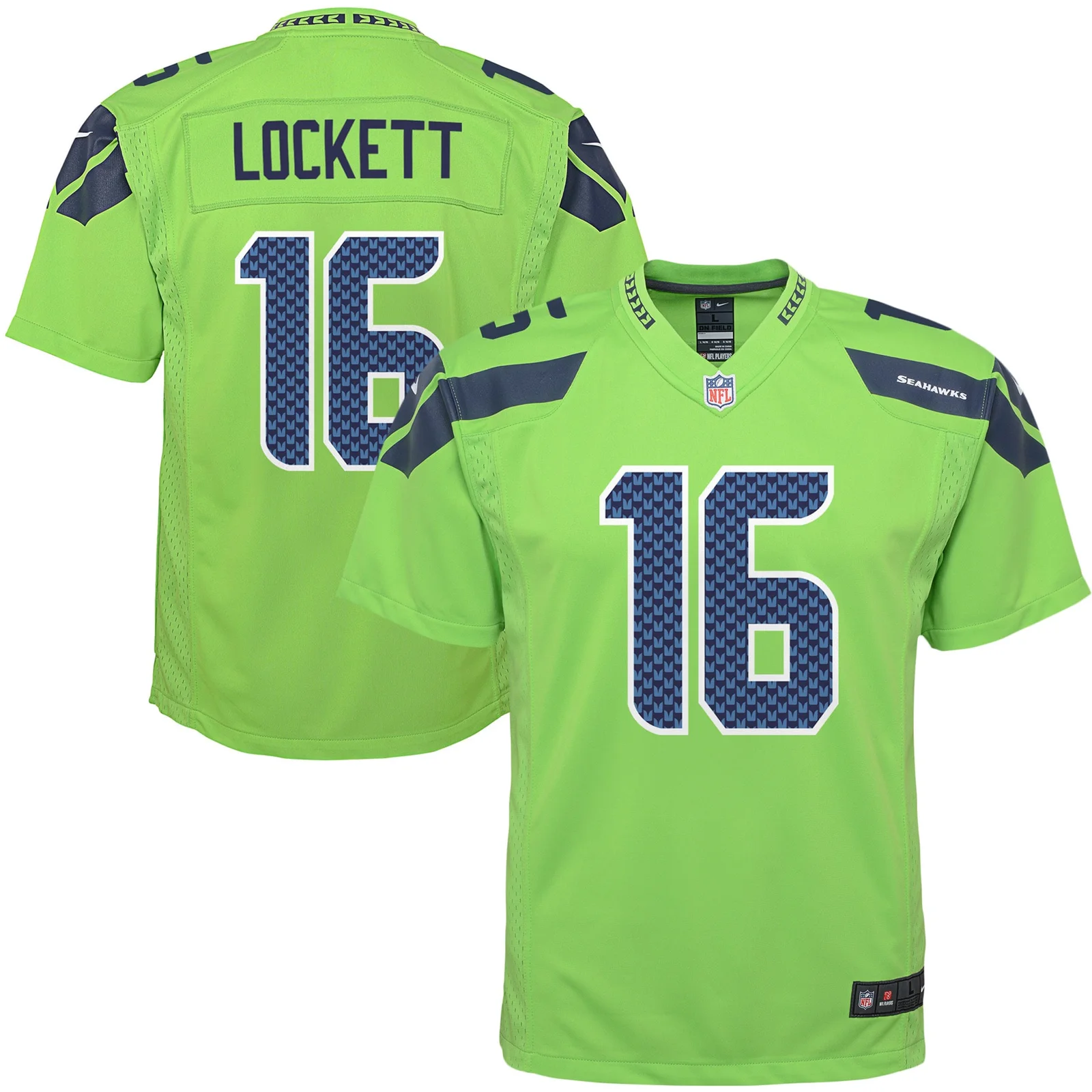 Tyler Lockett Seattle Seahawks Youth Color Rush Game Jersey - Green -
