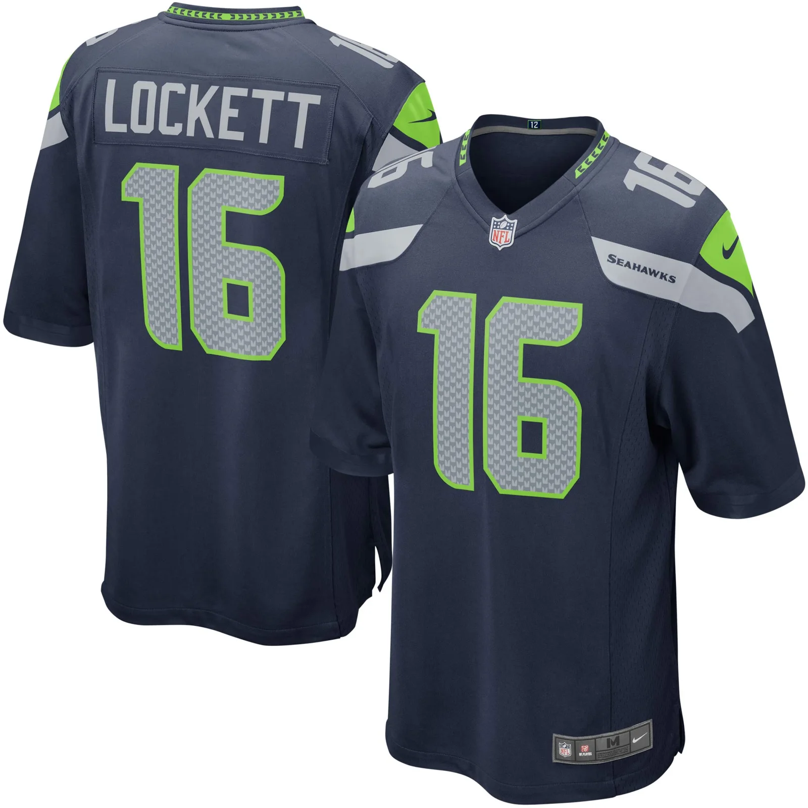Tyler Lockett Seattle Seahawks Youth Team Color Game Jersey - College Navy -