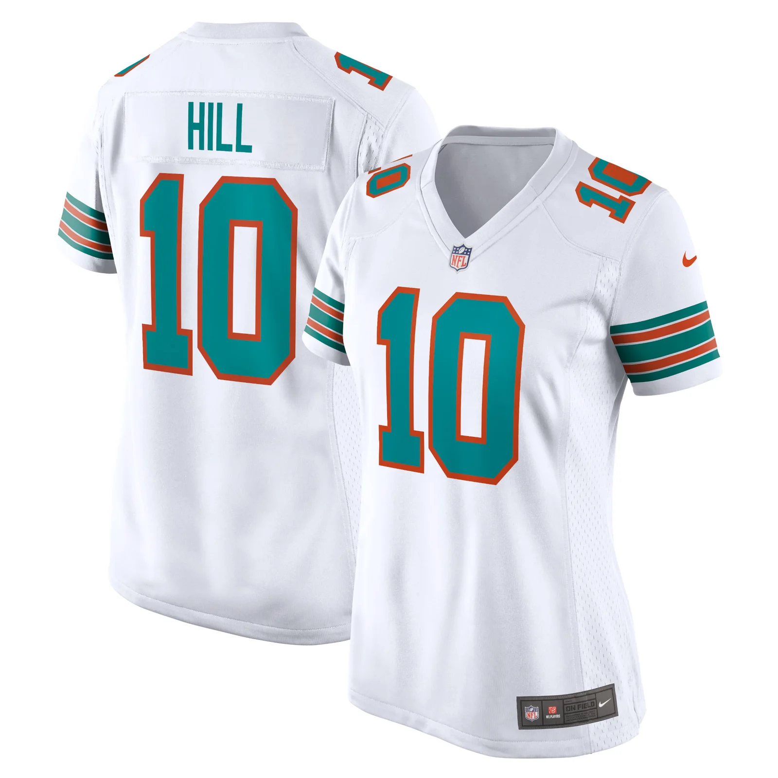 Tyreek Hill Miami Dolphins Woman's Alternate Game Jersey - White -