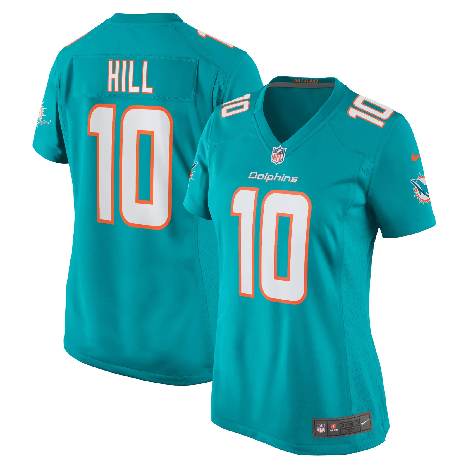 Tyreek Hill Miami Dolphins Woman's Game Jersey - Aqua -