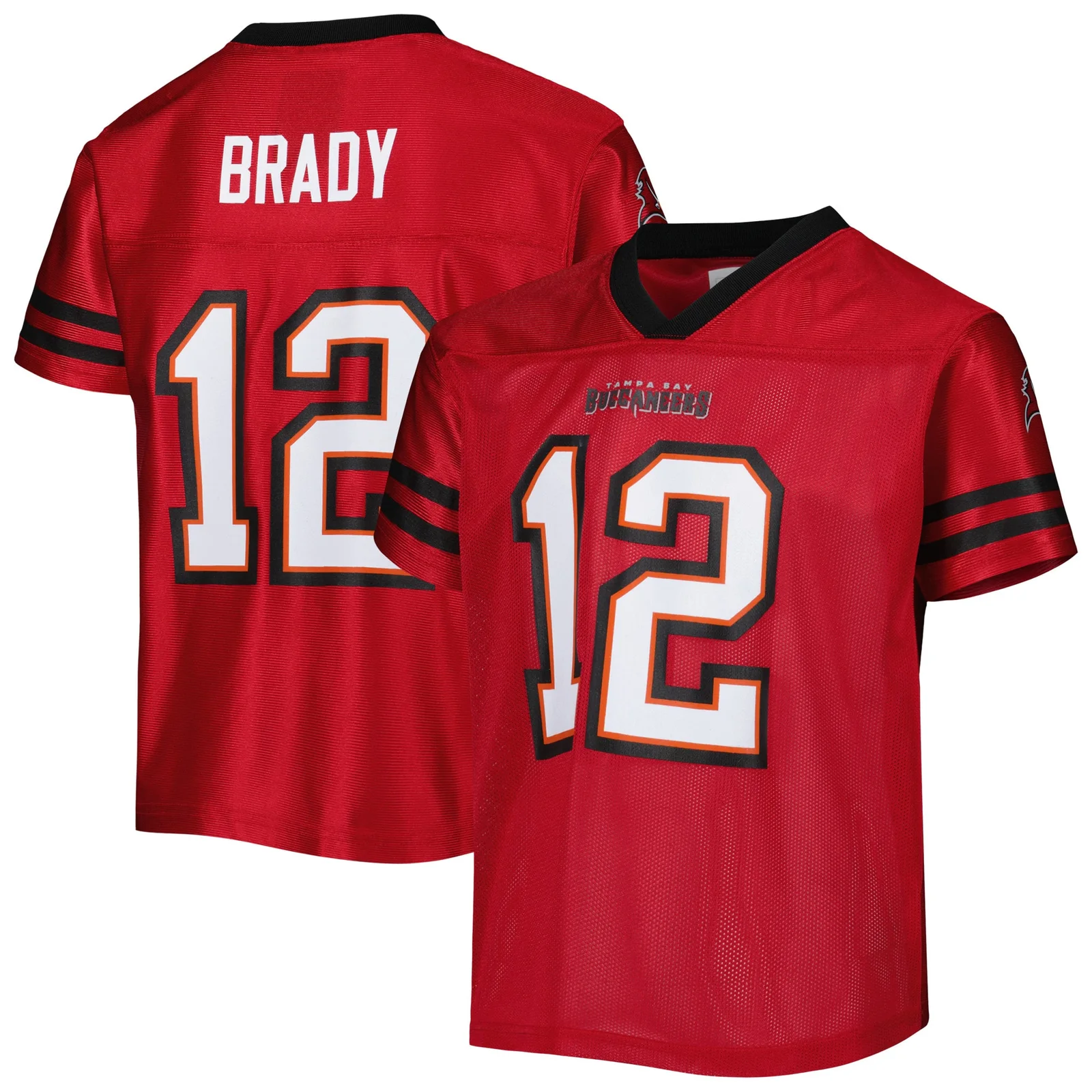 Youth Tom Brady Red Tampa Bay Buccaneers Player Jersey -