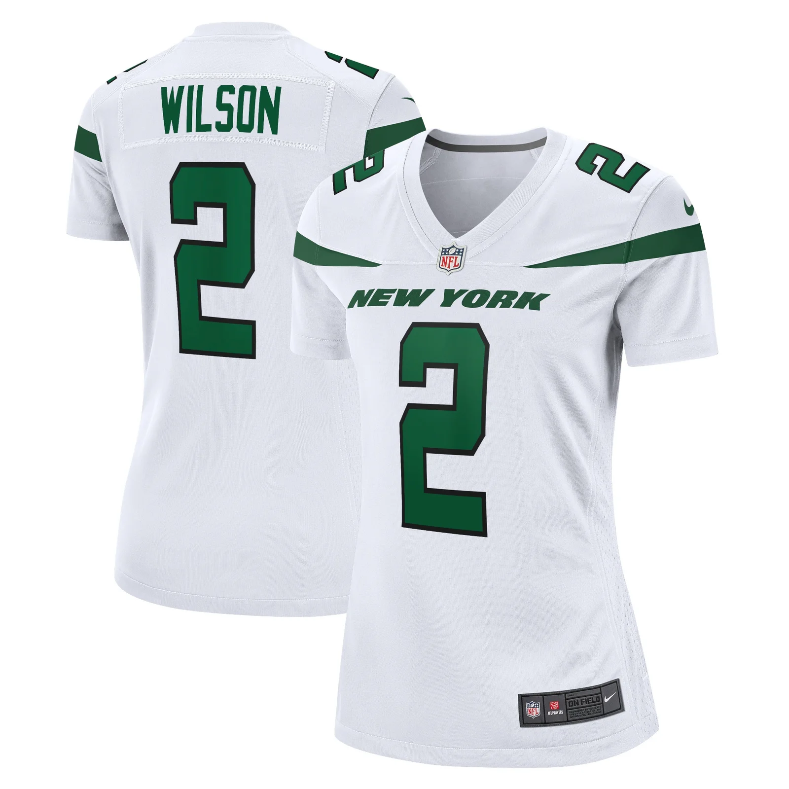 Zach Wilson New York Jets Woman's Game Jersey - White -