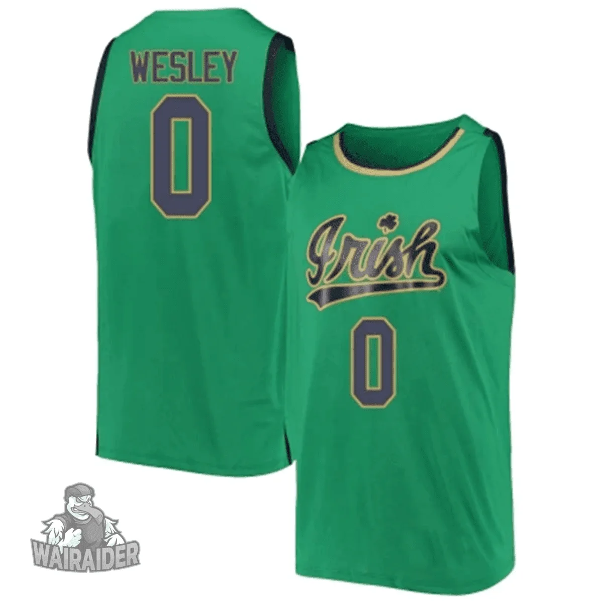 Youth's Notre Dame Fighting Irish Green Custom Jersey, Notre Dame Football Jersey Custom -