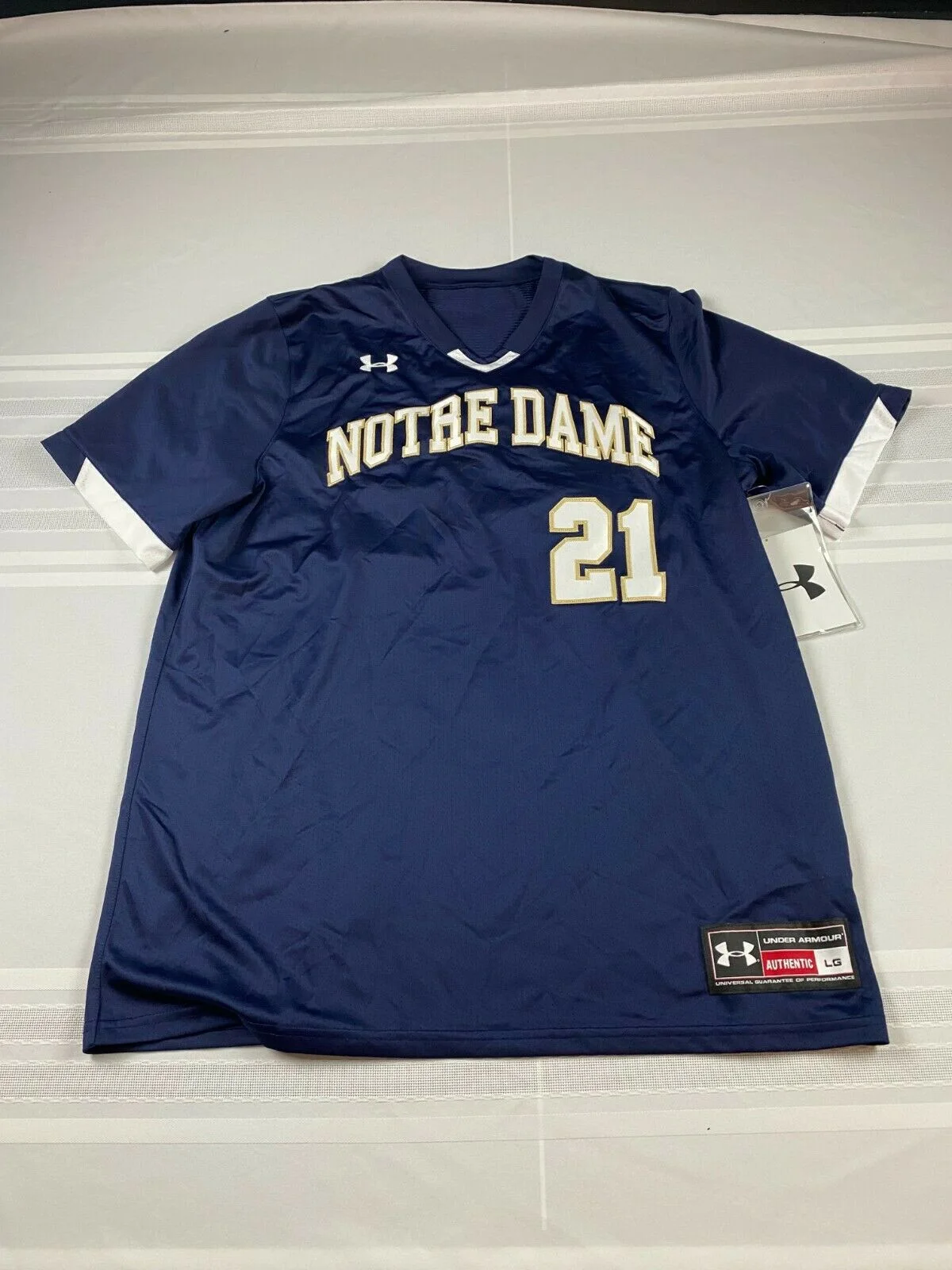 Youth's Under Armour Notre Dame Fighting Irish Baseball Jersey Custom -