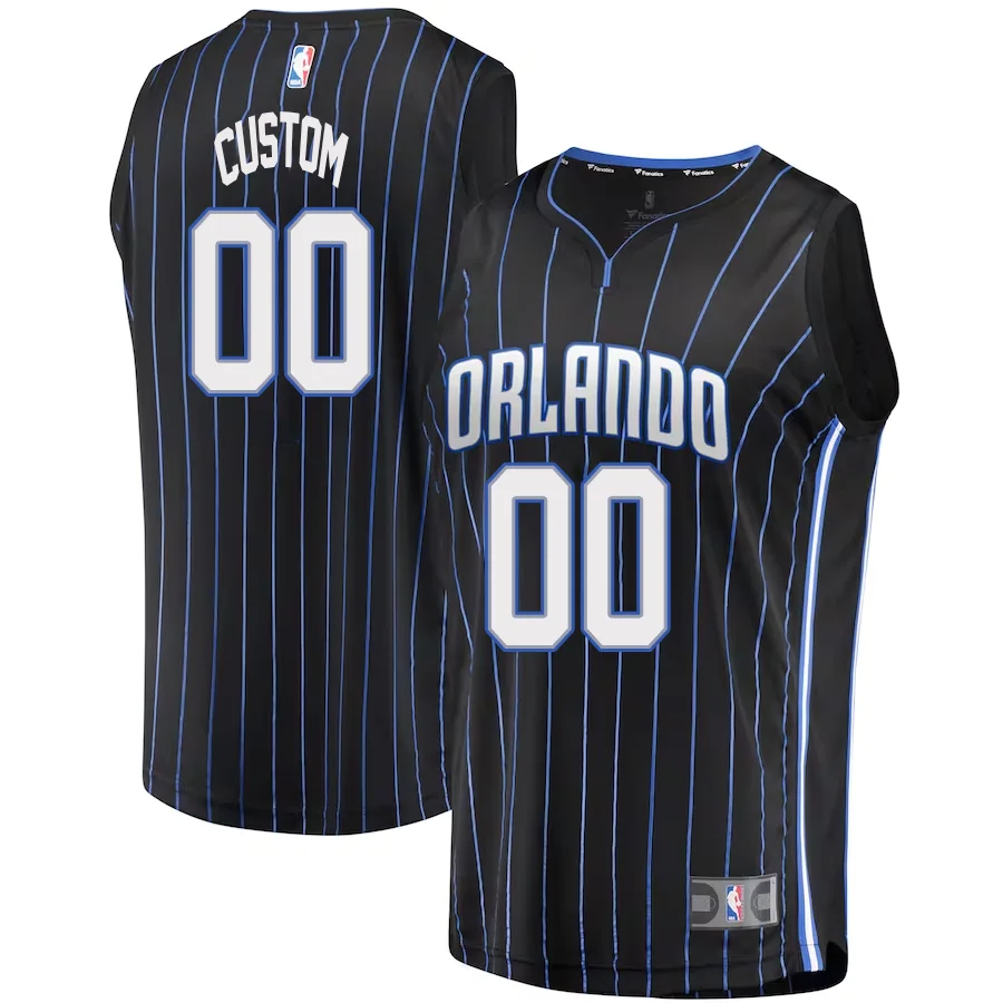 Custom Orlando Magic Branded Fast Break  Player Jersey - Icon Edition - Black