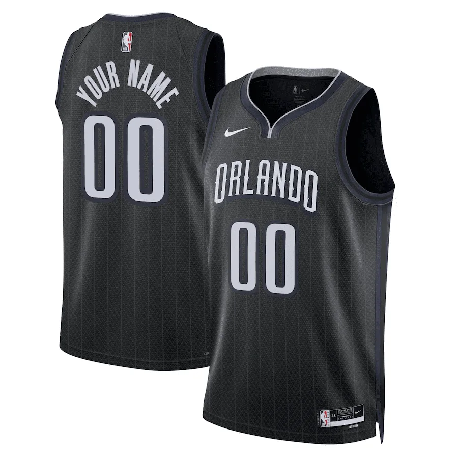 Woman's Custom Orlando Magic Black 2022/23 Swingman Jersey - City Edition -