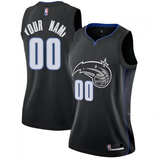 Woman's Custom Orlando Magic Swingman Black 2018/19 Jersey - City Edition -