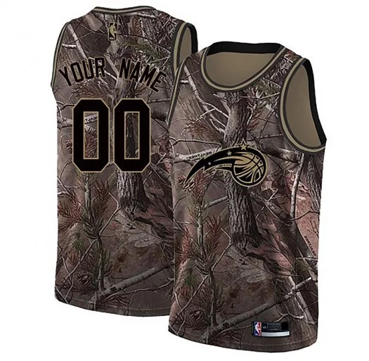 Youth's Custom Orlando Magic Swingman Camo Realtree Collection Jersey -