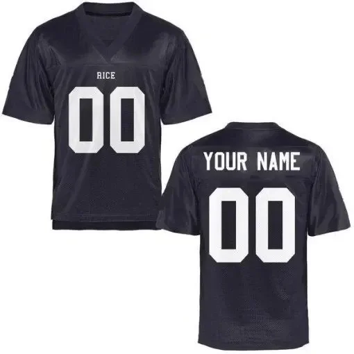 Youth's Rice Owls Style Customizable Football Jersey -