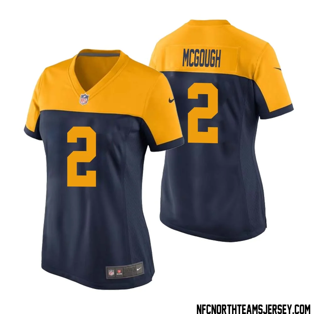 Alex McGough No 2 Green Bay Packers Ausweichtrikot Jugendliche for Women