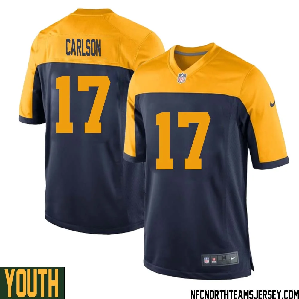 Anders Carlson No 17 Green Bay Packers Ausweichtrikot Jugendliche for Youth