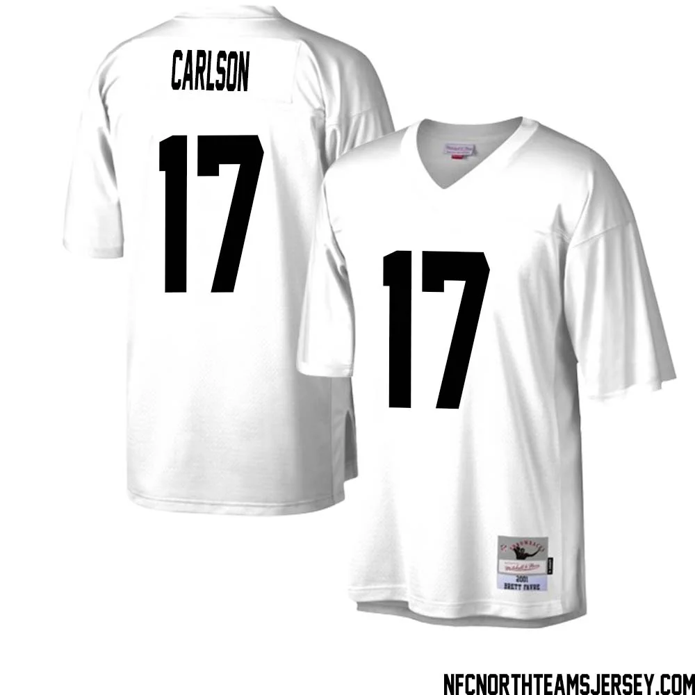 Anders Carlson No 17 Green Bay Packers Mitchell Ness Legacy Replica Jersey White 2