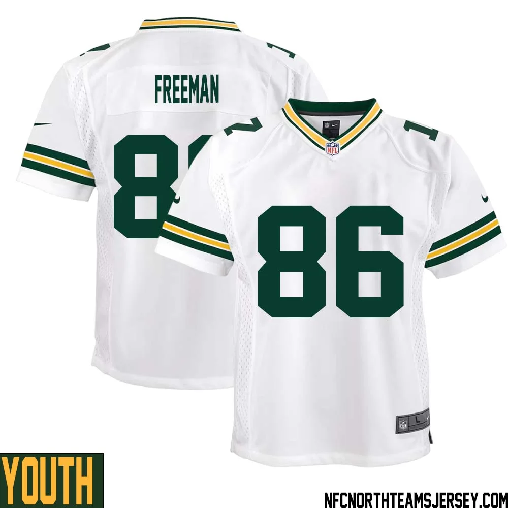 Antonio Freeman No 86 Green Bay Packers Away Game Jersey Youth White