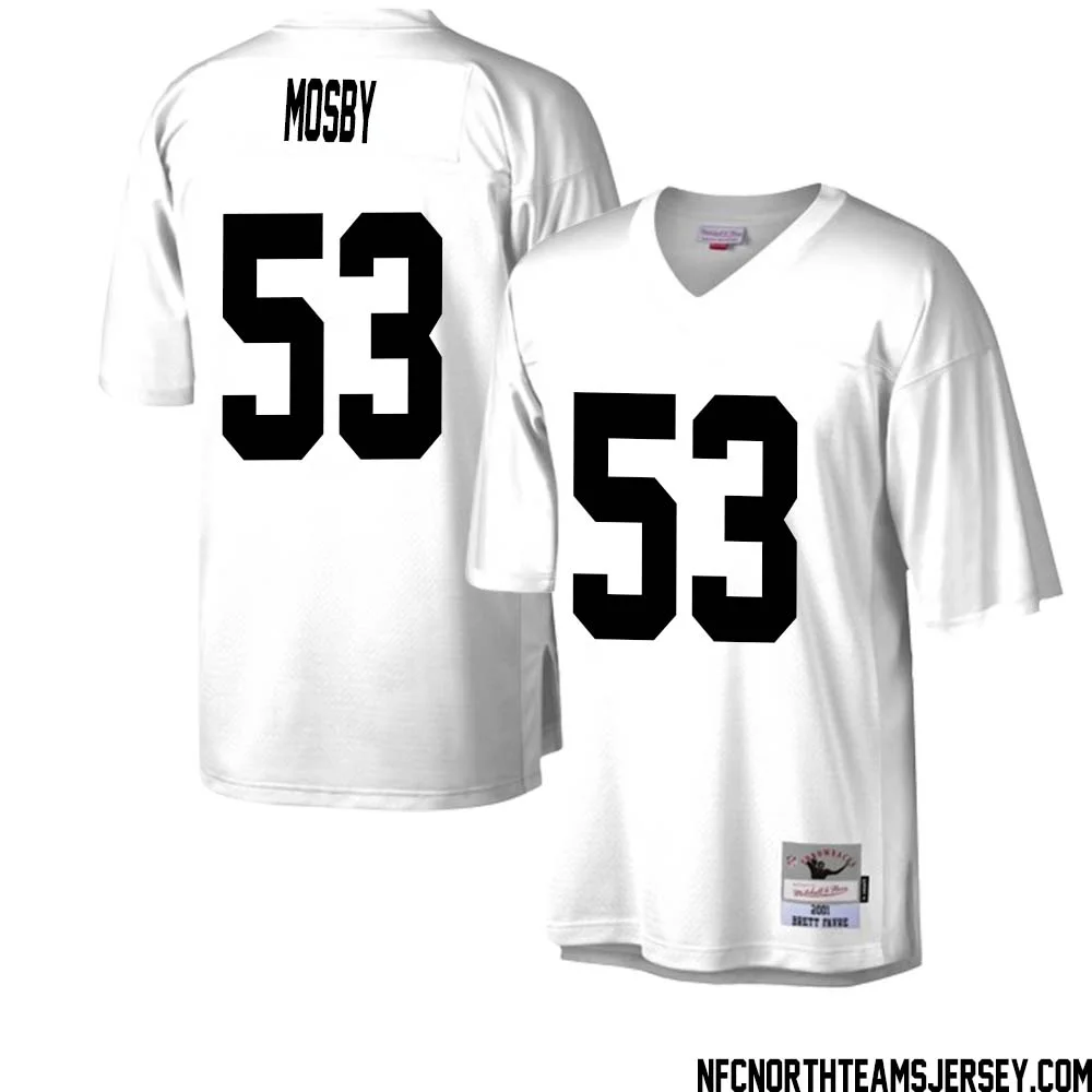 Arron Mosby No 53 Green Bay Packers Mitchell Ness Legacy Replica Jersey White