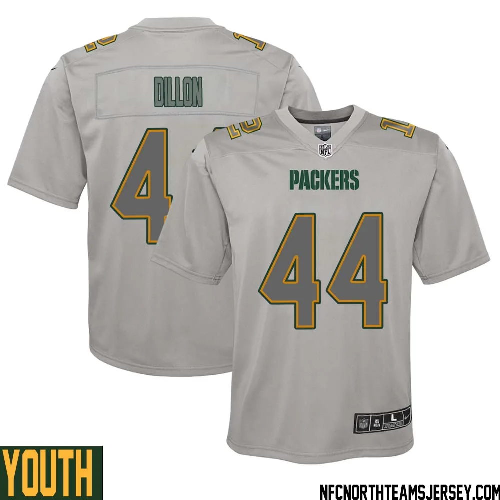 Bobby Dillon No 44 Green Bay Packers Atmosphere Jersey Grey Youth