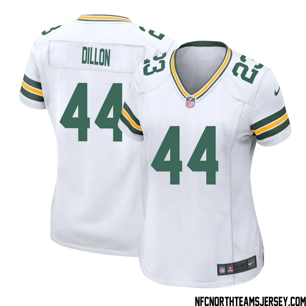 Bobby Dillon No 44 Green Bay Packers Away Game Jersey Womens White