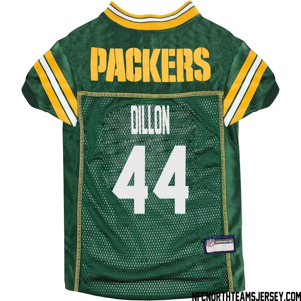 Bobby Dillon No 44 Green Bay Packers Dog Jersey Green 1