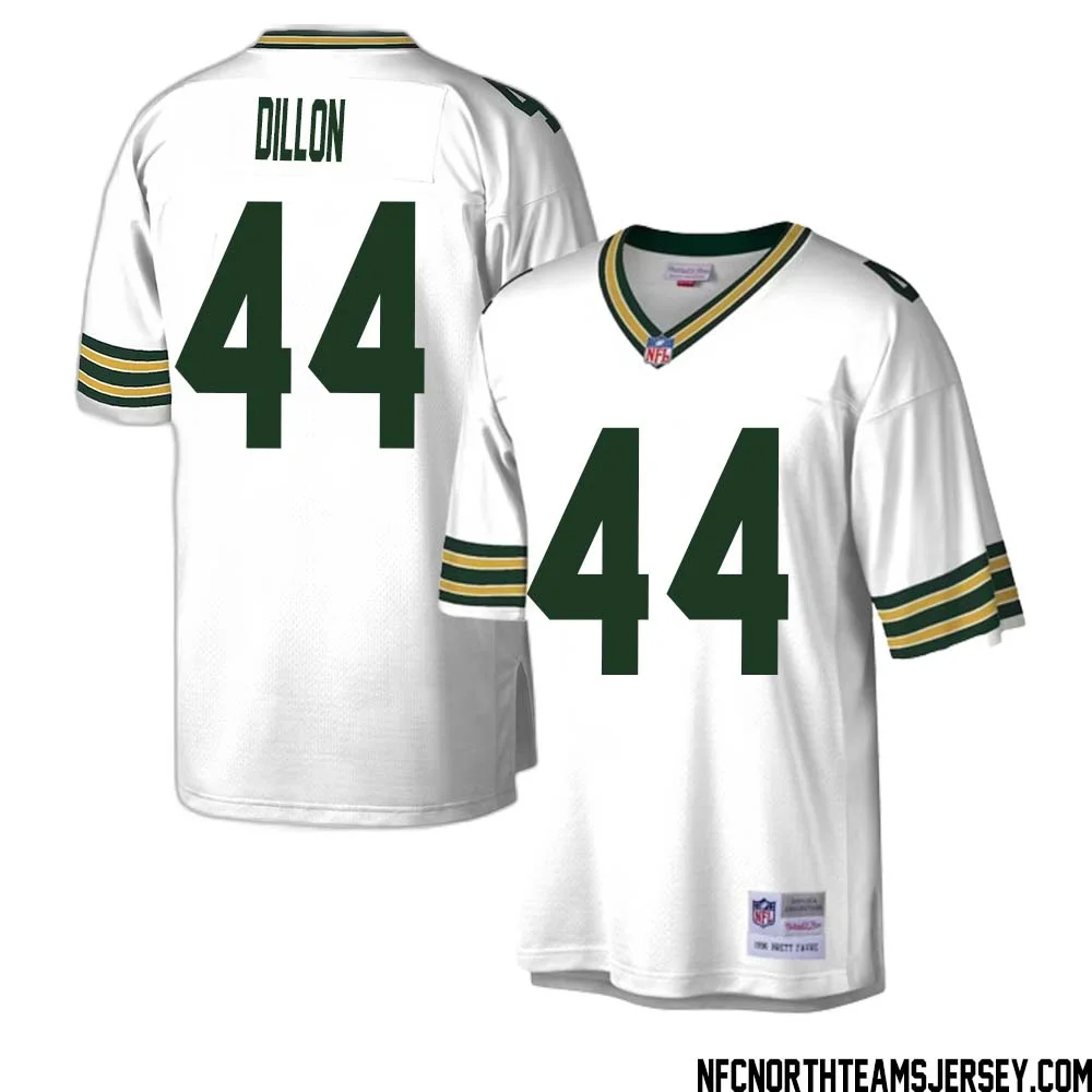 Bobby Dillon No 44 Green Bay Packers Mitchell Ness Legacy Replica Jersey White 1