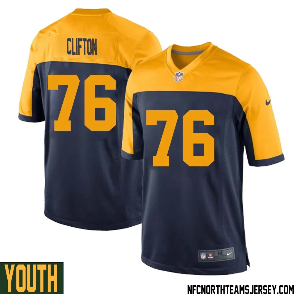Chad Clifton No 76 Green Bay Packers Ausweichtrikot Jugendliche for Youth