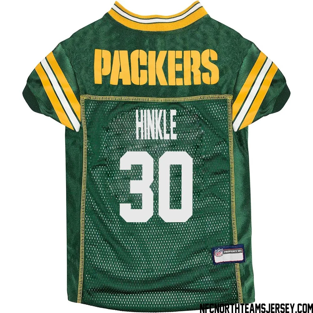 Clarke Hinkle No 30 Green Bay Packers Dog Jersey Green