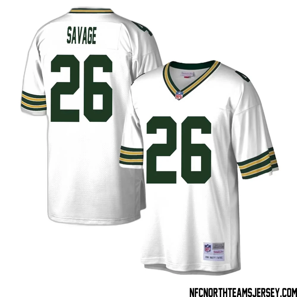 Darnell Savage No 26 Green Bay Packers Mitchell Ness Legacy Replica Jersey White 1 1
