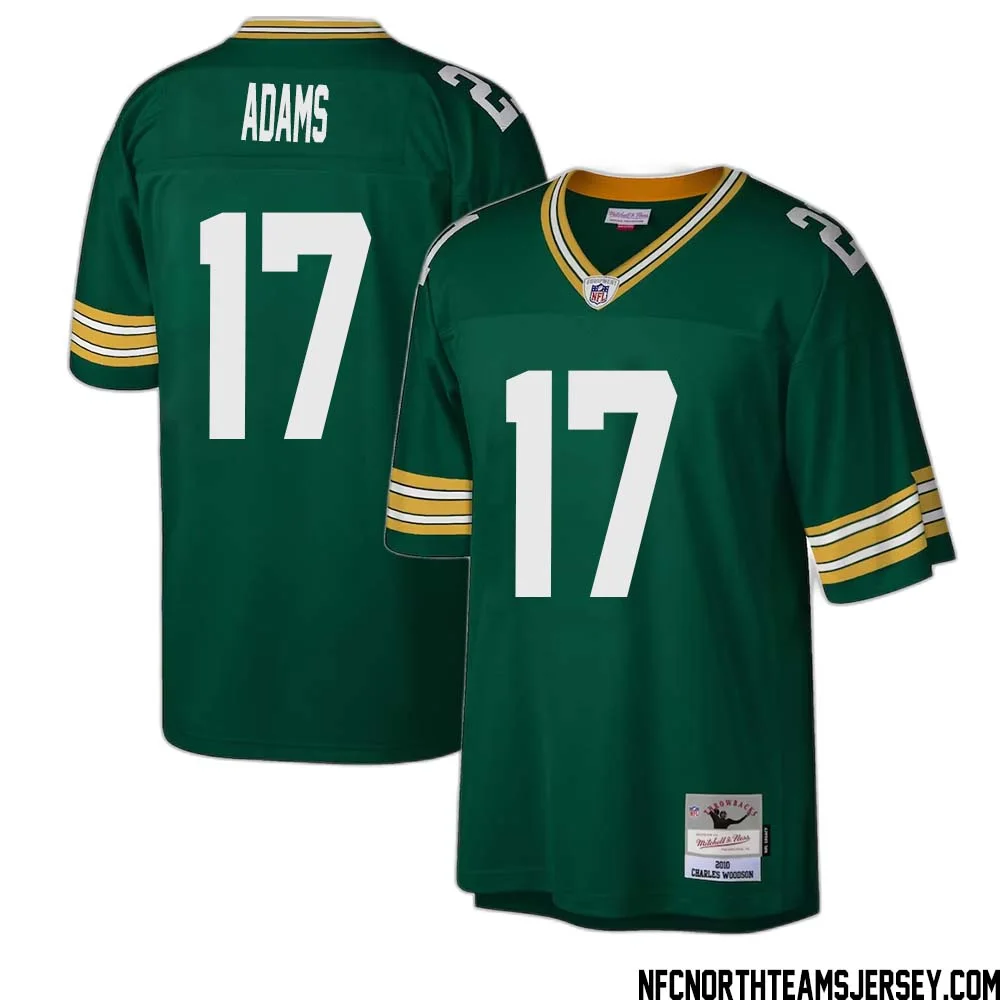 Davante Adams No 17 Green Bay Packers Mitchell Ness Legacy Replica Jersey Green
