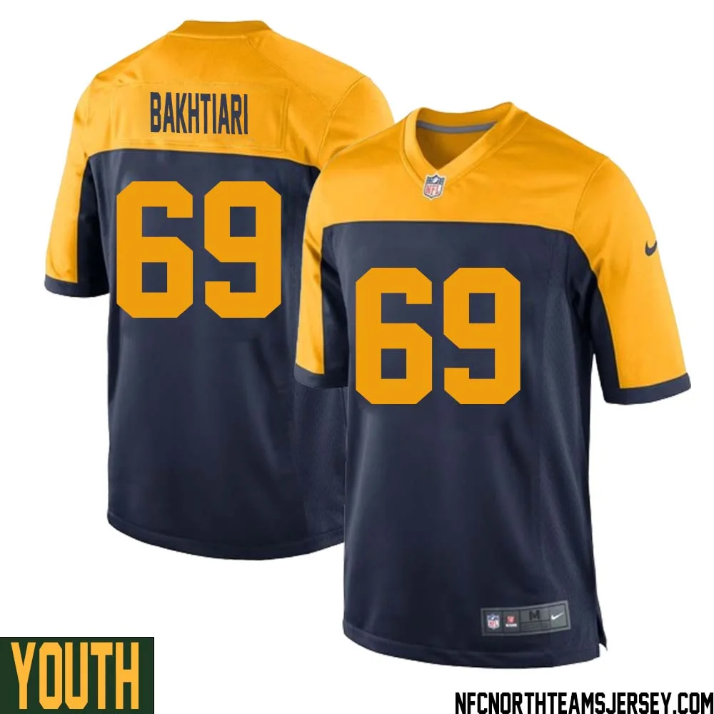 David Bakhtiari No 69 Green Bay Packers Ausweichtrikot Jugendliche for Youth 1