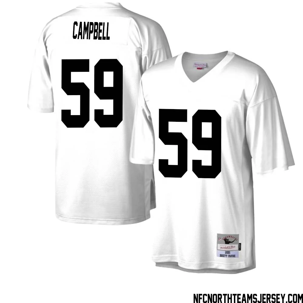 DeVondre Campbell No 59 Green Bay Packers Mitchell Ness Legacy Replica Jersey White