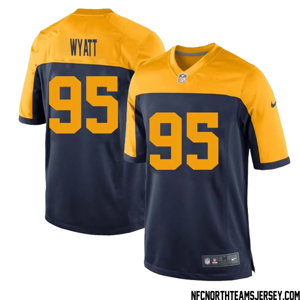 Devonte Wyatt No 95 Green Bay Packers Ausweichtrikot Jugendliche for Men 1