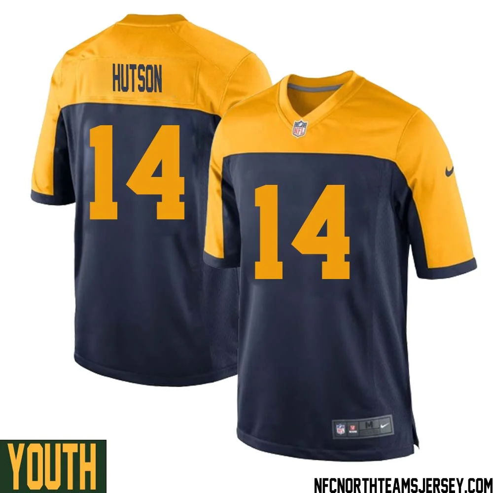 Don Hutson No 14 Green Bay Packers Ausweichtrikot Jugendliche for Youth