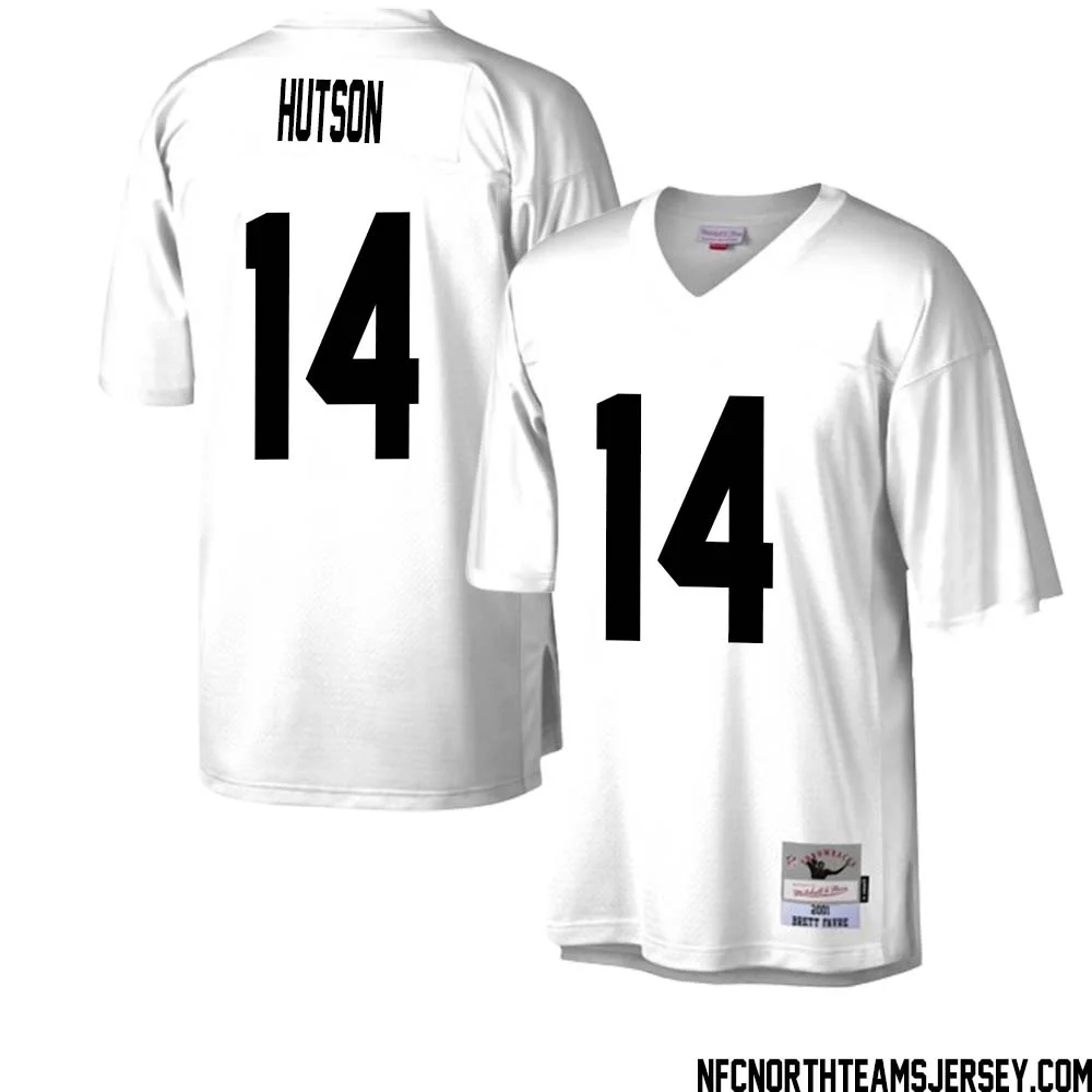 Don Hutson No 14 Green Bay Packers Mitchell Ness Legacy Replica Jersey White
