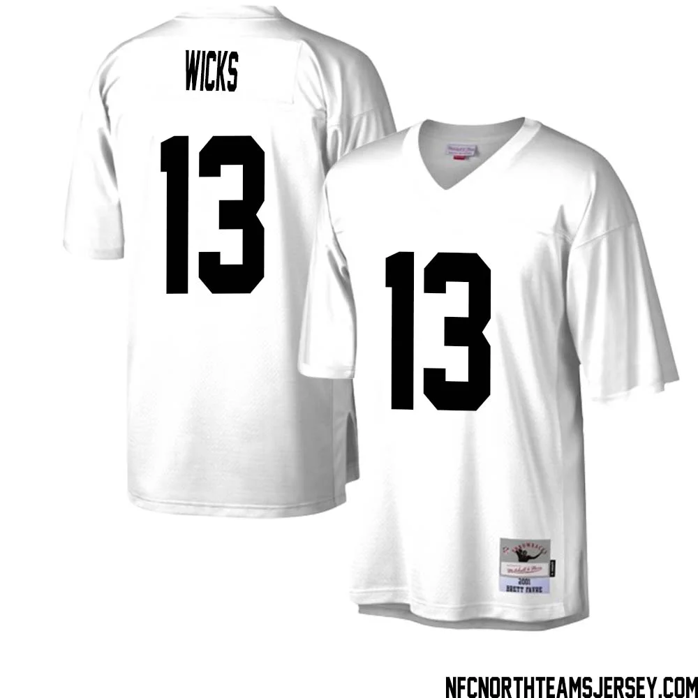 Dontayvion Wicks No 13 Green Bay Packers Mitchell Ness Legacy Replica Jersey White 2