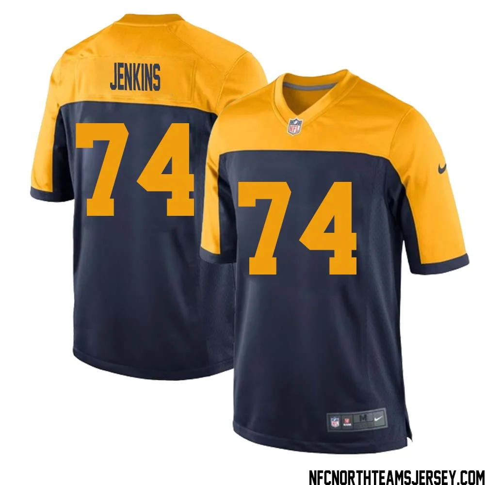 Elgton Jenkins No 74 Green Bay Packers Ausweichtrikot Jugendliche for Men